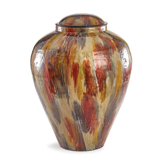 CARNELIAN LIDDED URN LARGE