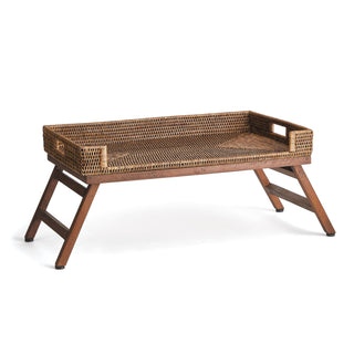 BURMA RATTAN LAP TRAY TABLE
