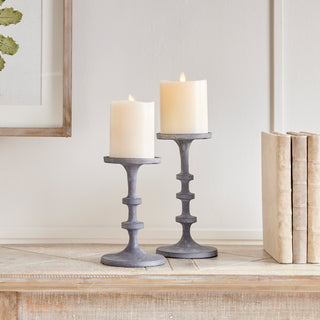 ABACUS PETITE CANDLE STANDS, SET OF 2
