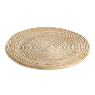 CANE RATTAN ROUND PLACEMAT, SET OF 4